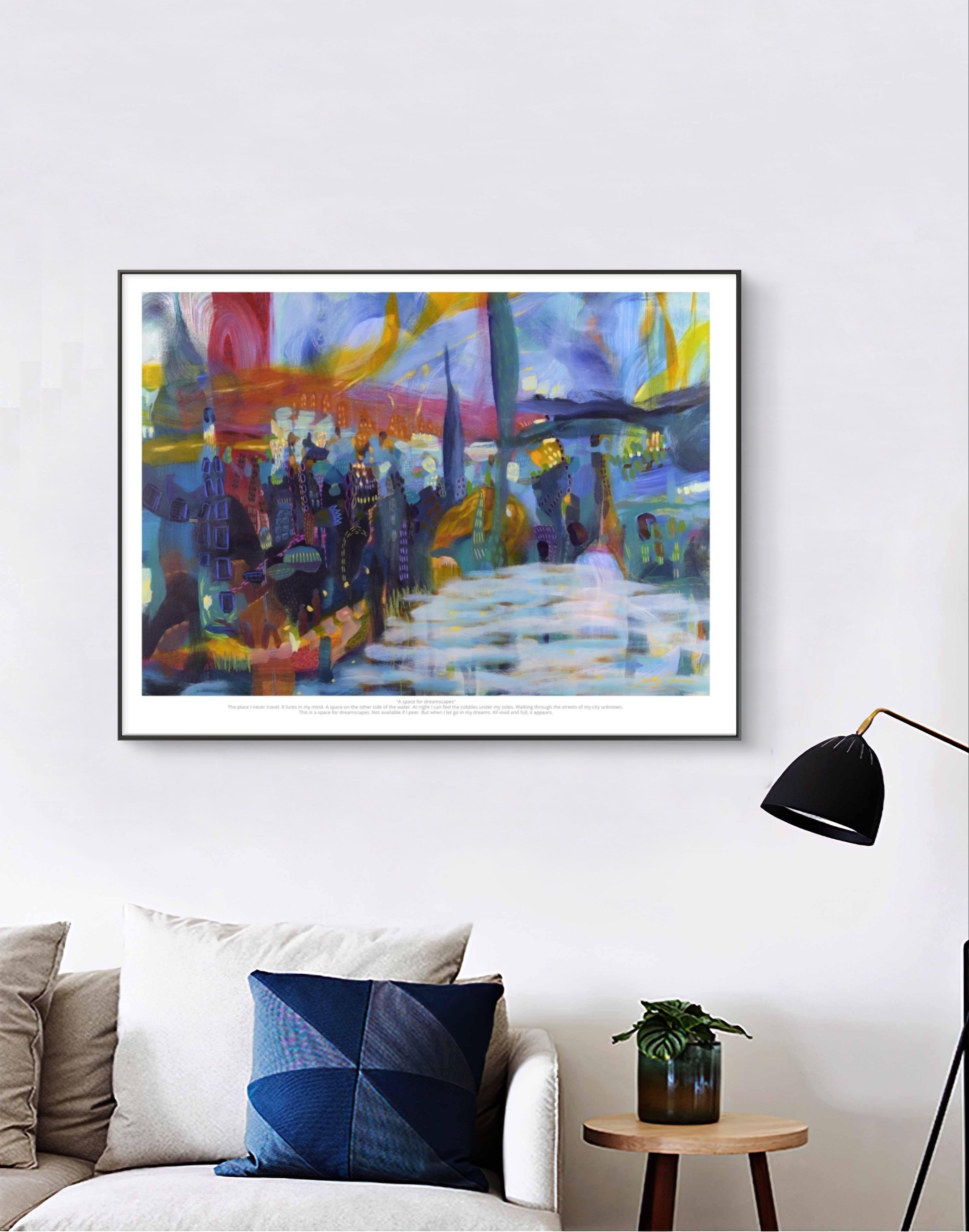 “A space for dreamscapes” Print