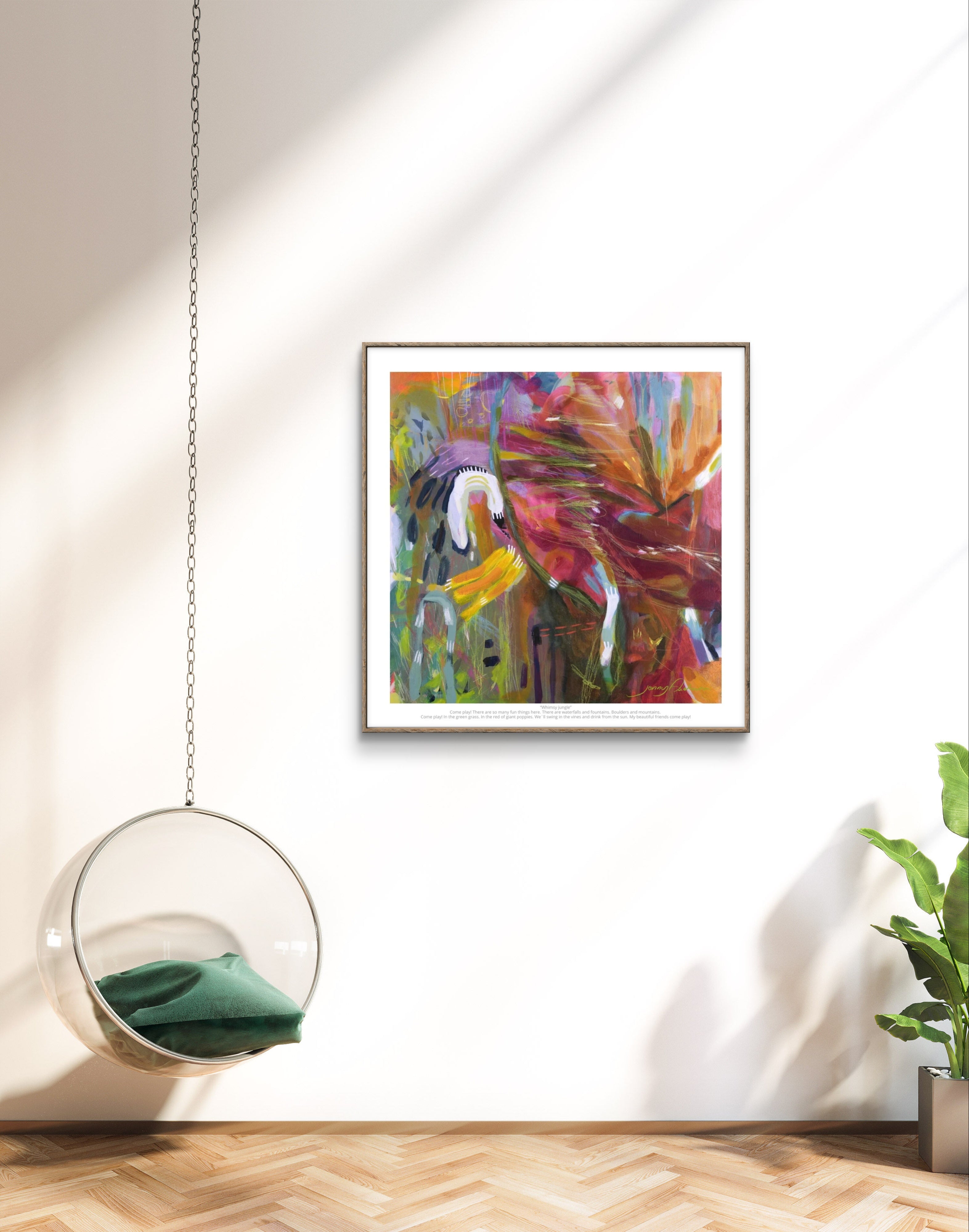 “Whimsy jungle” Print