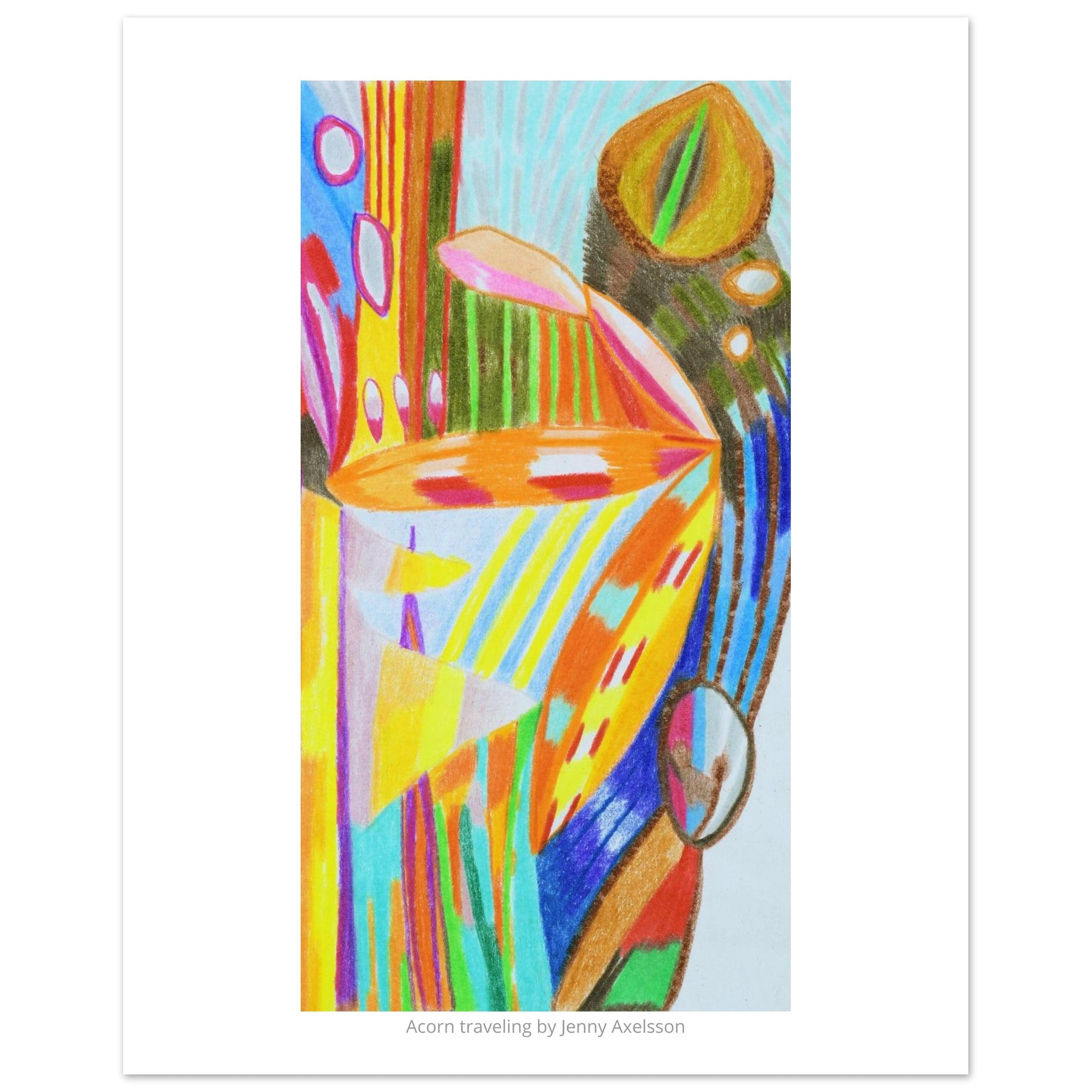 Acorn traveling - Print – Jenny Axelsson Art
