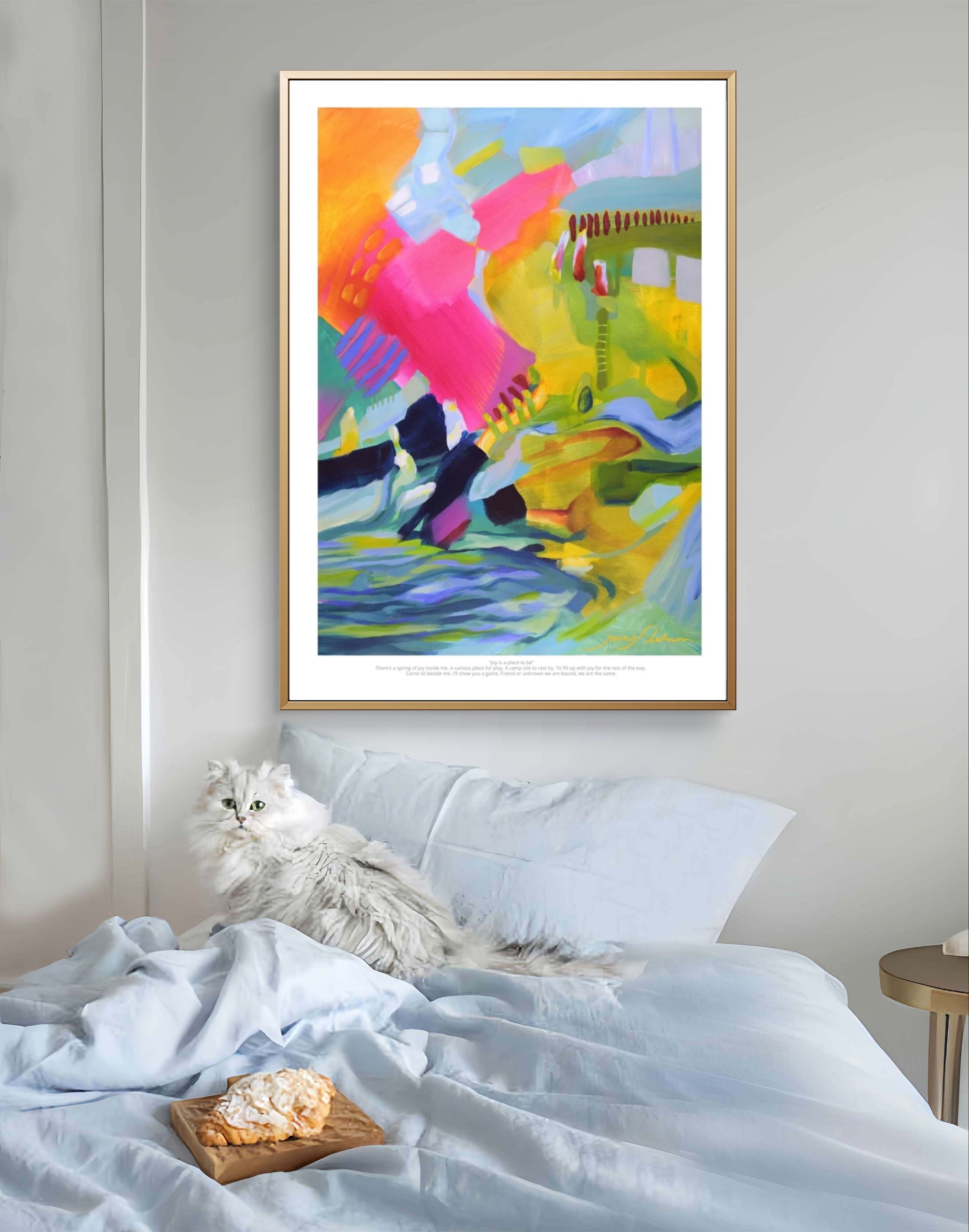 “Joy is a place to be” Print