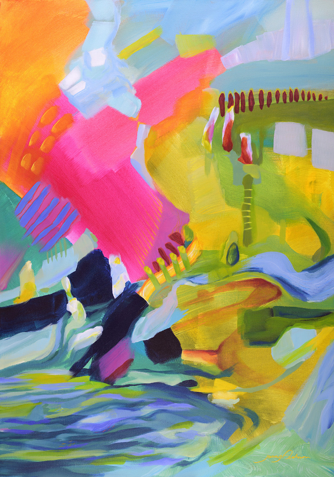 "Joy is a place to be" Original Artwork