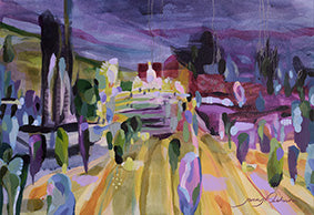 Lila Toscana - Original Artwork