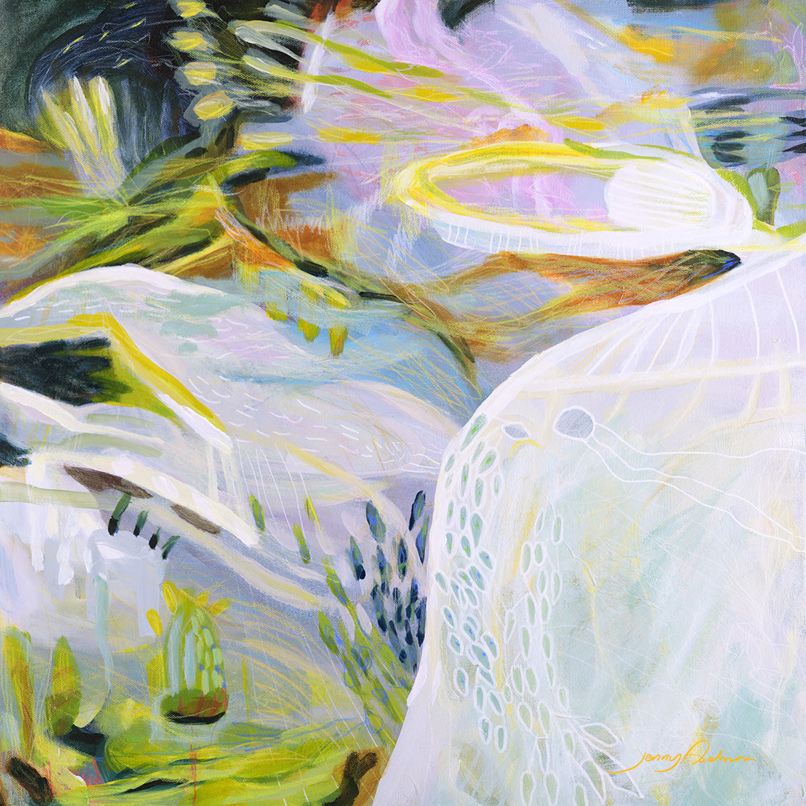 "Muted green" Original Artwork