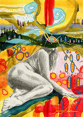 Urban picnic - Original Artwork