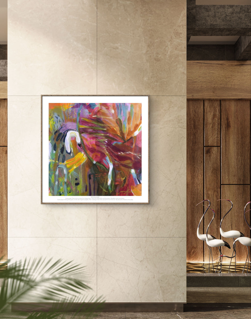 “Whimsy jungle” Print
