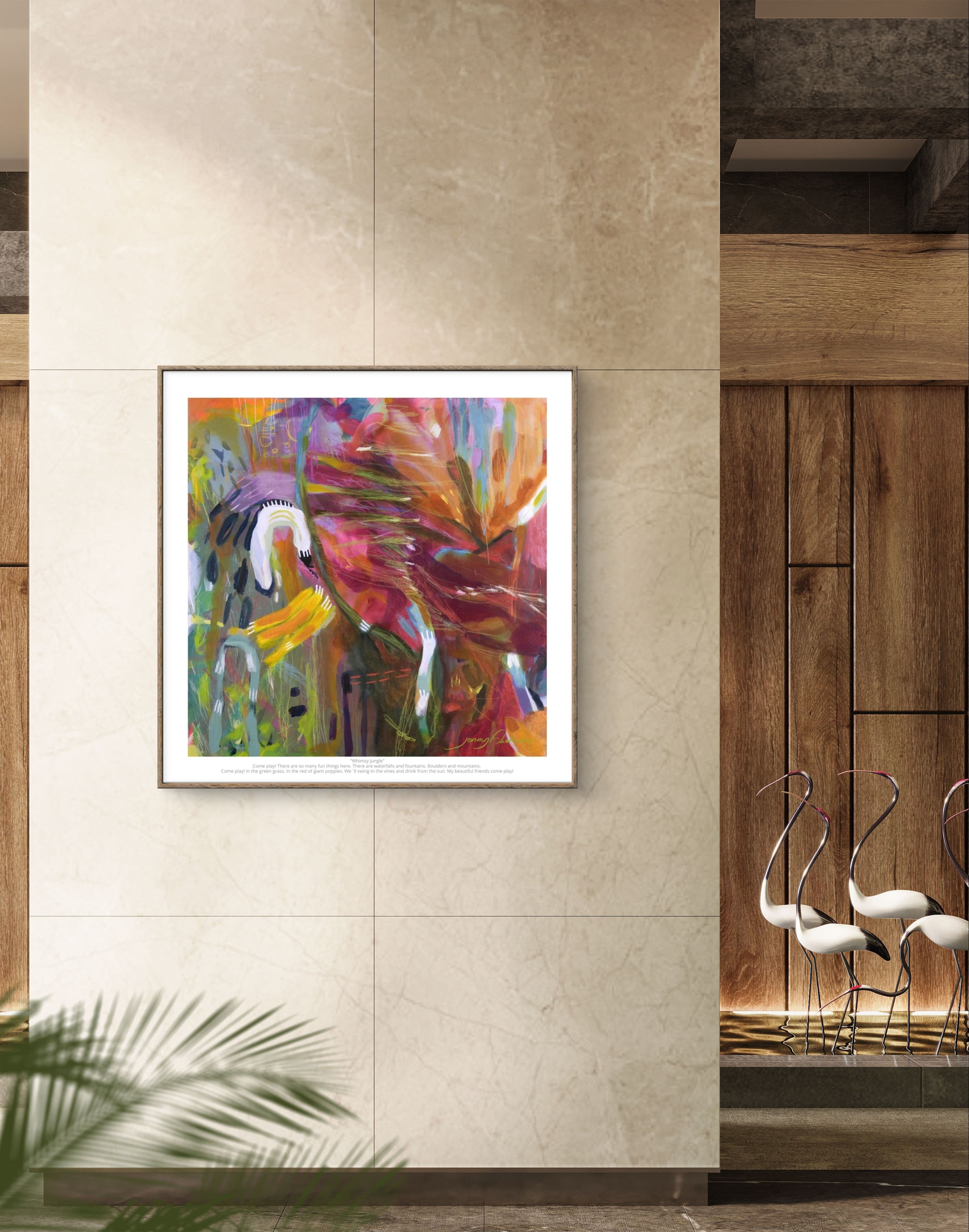 “Whimsy jungle” Print