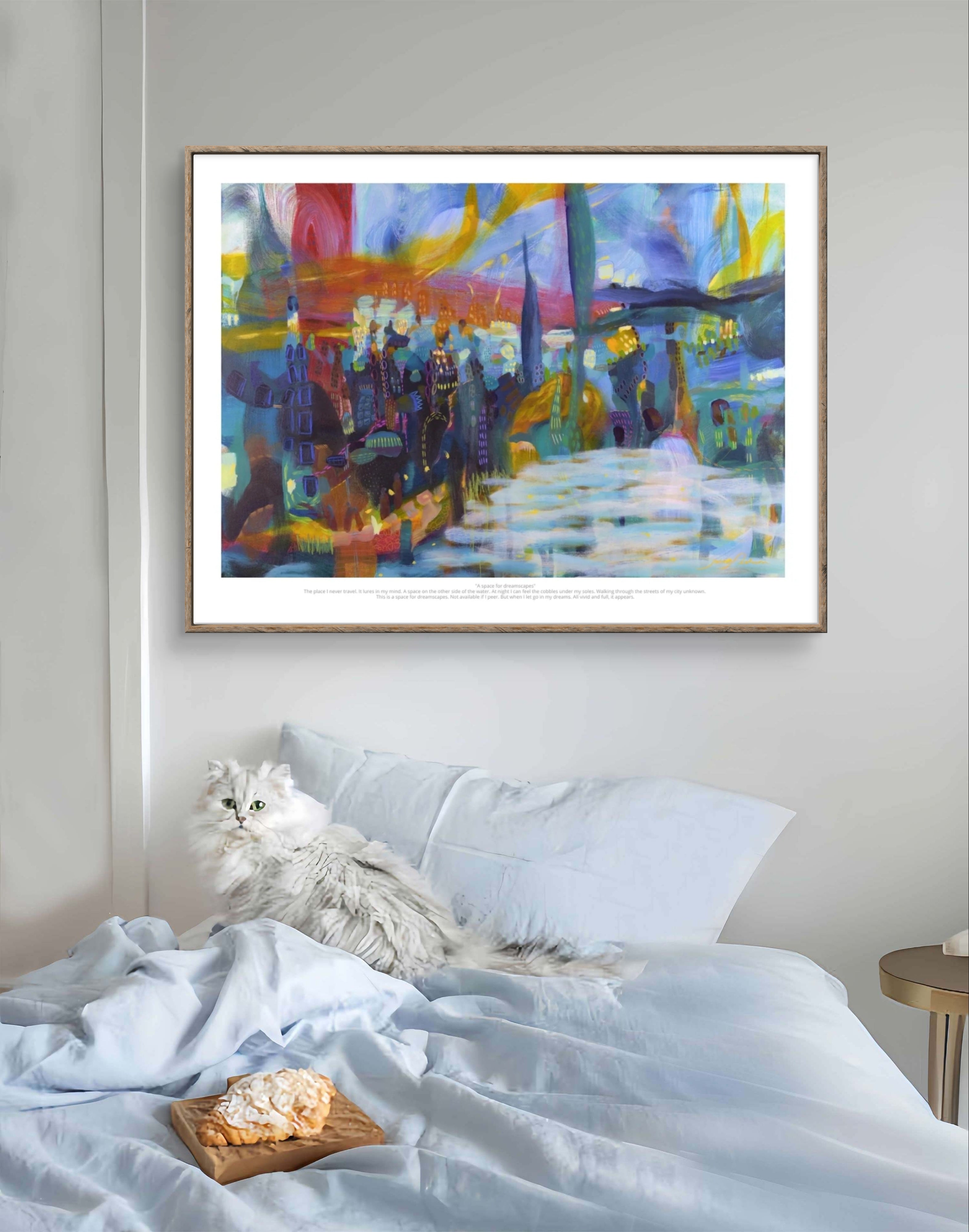 “A space for dreamscapes” Print