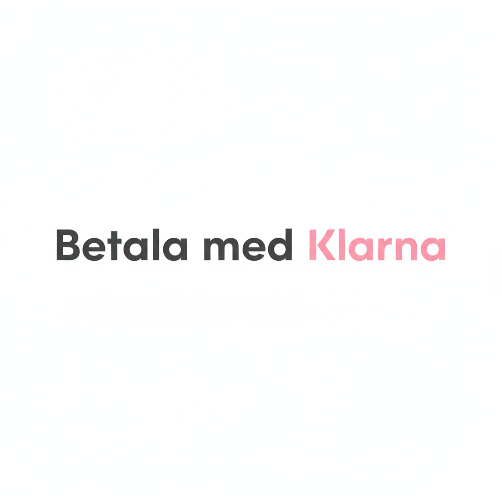 Klarna betalningsbanner med transparent bakgrund