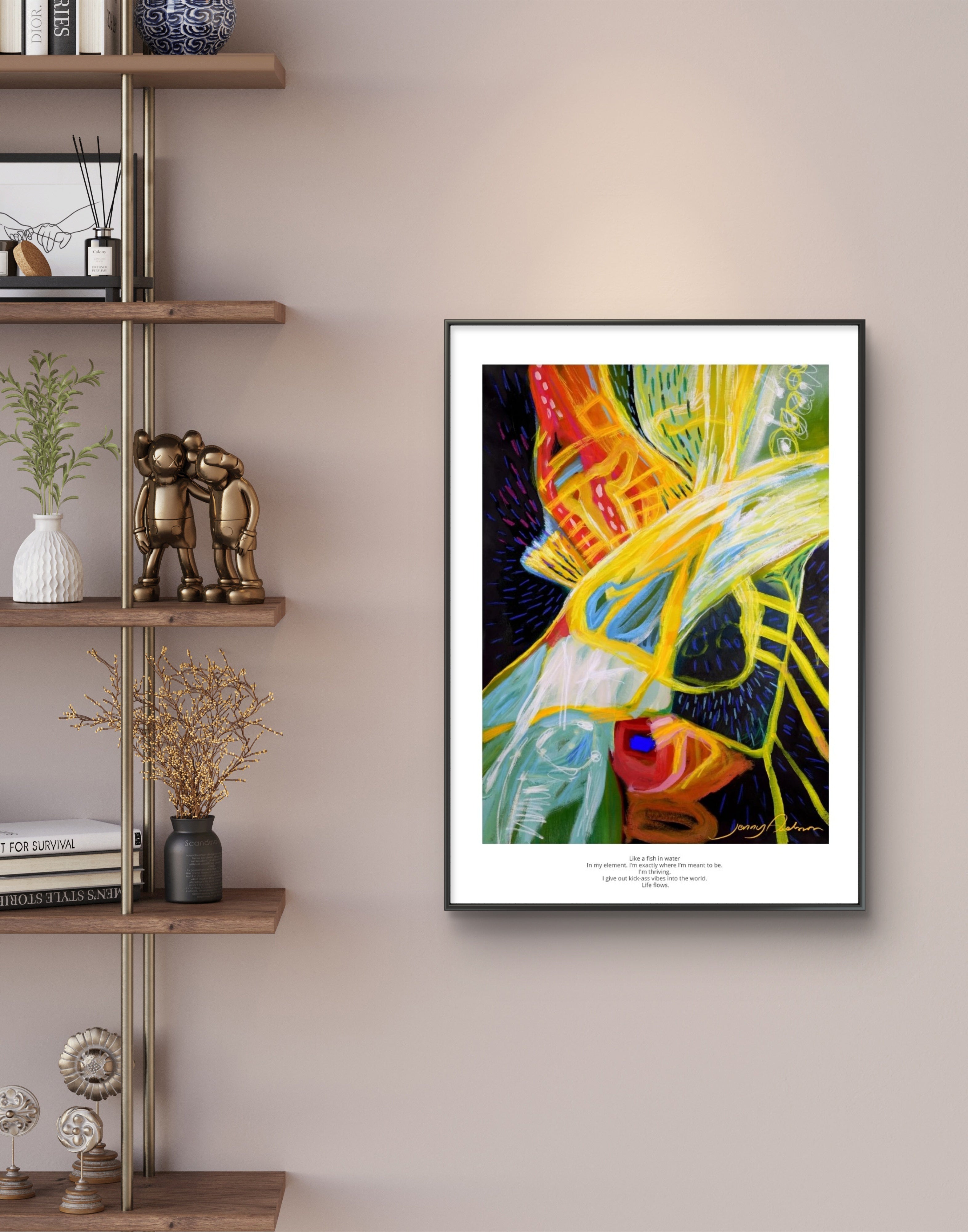 Like a fish in water - Print