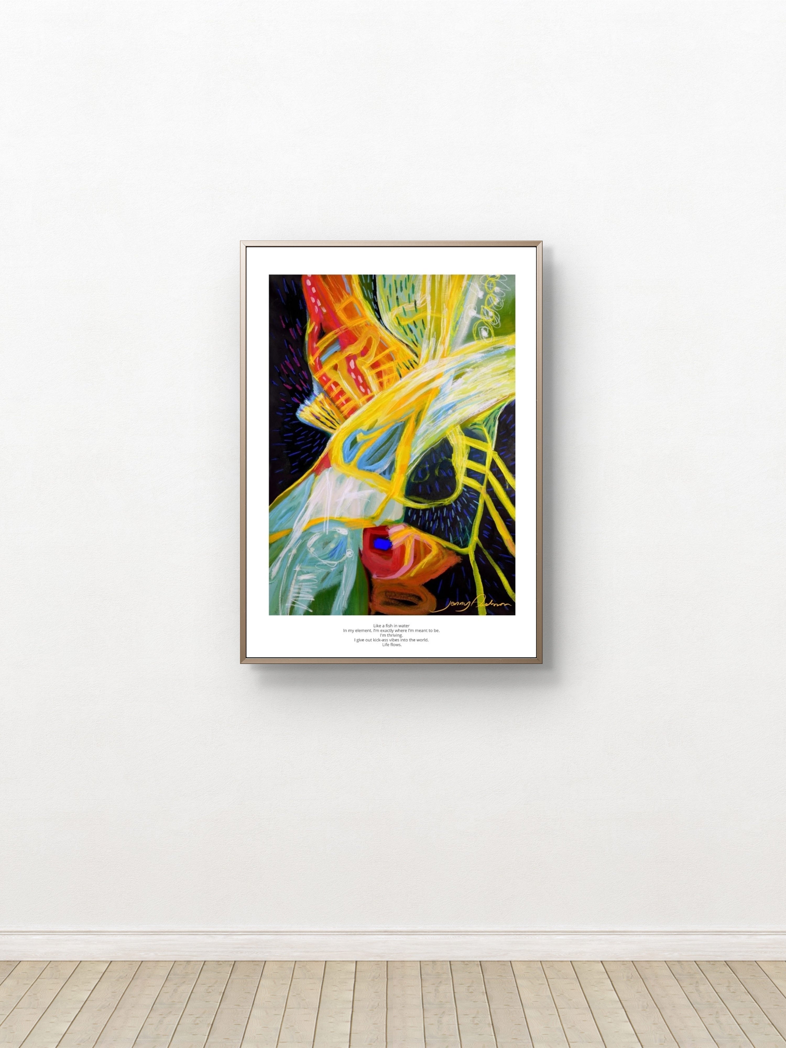 Like a fish in water - Print