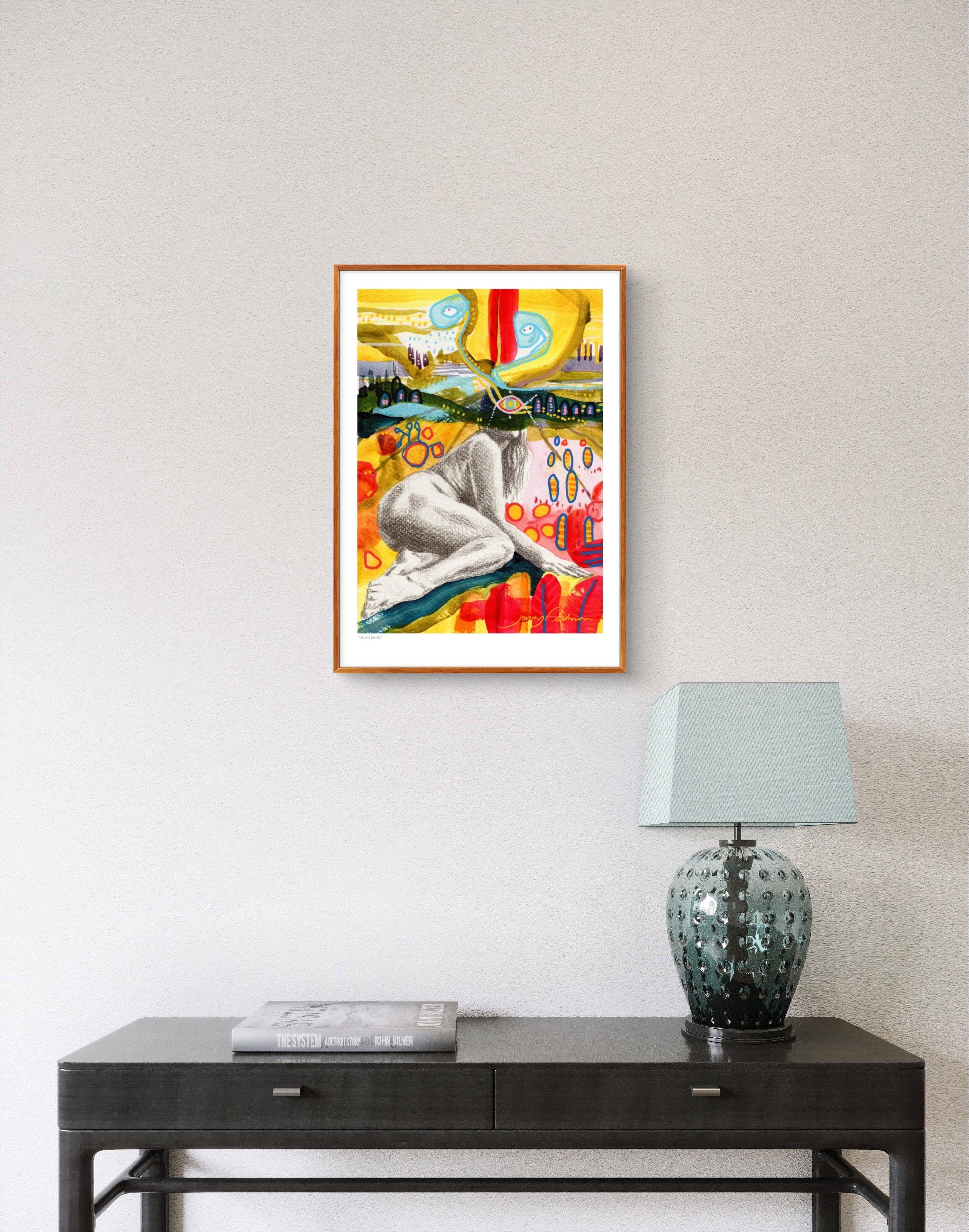 "Urban picnic" Print