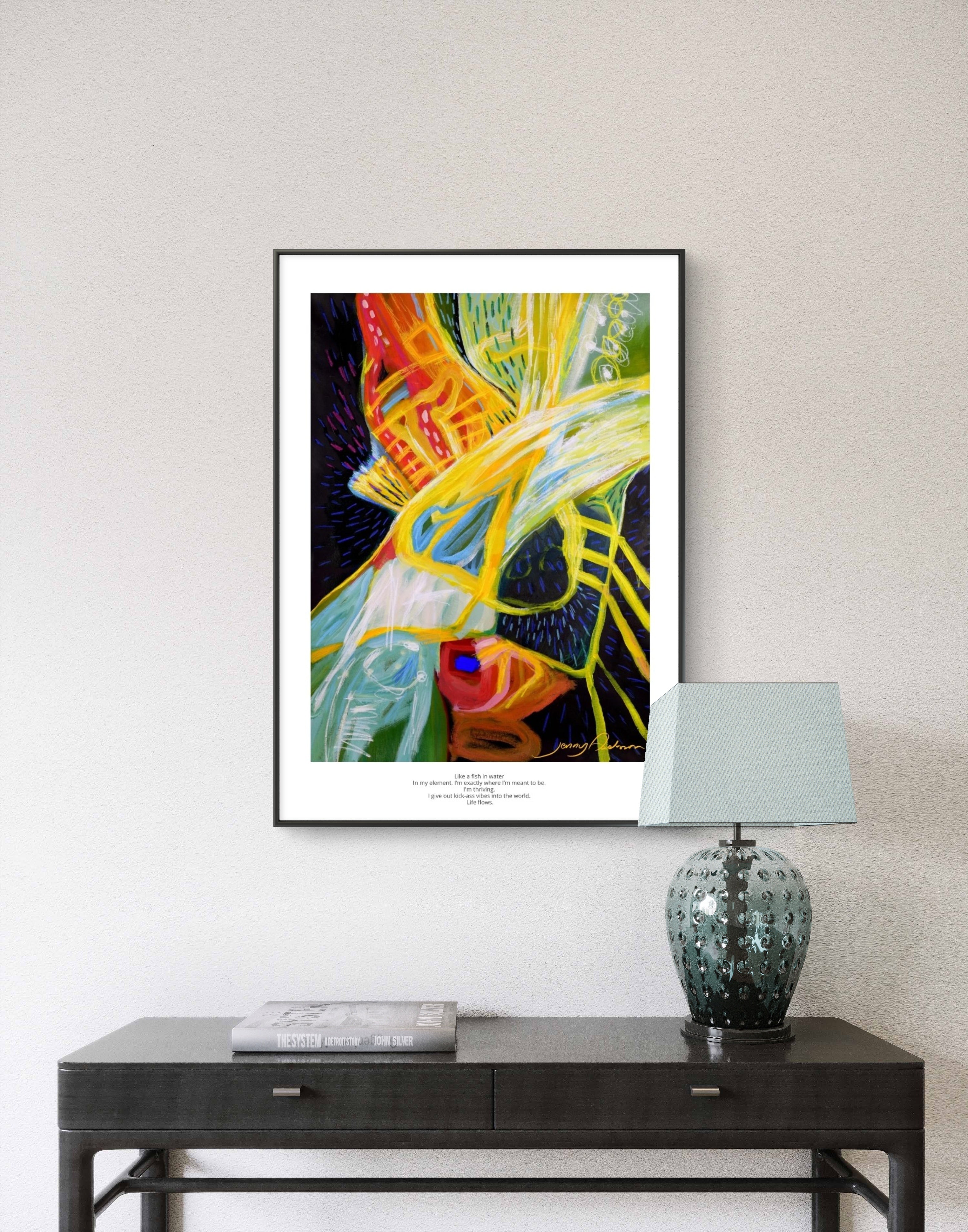 Like a fish in water - Print