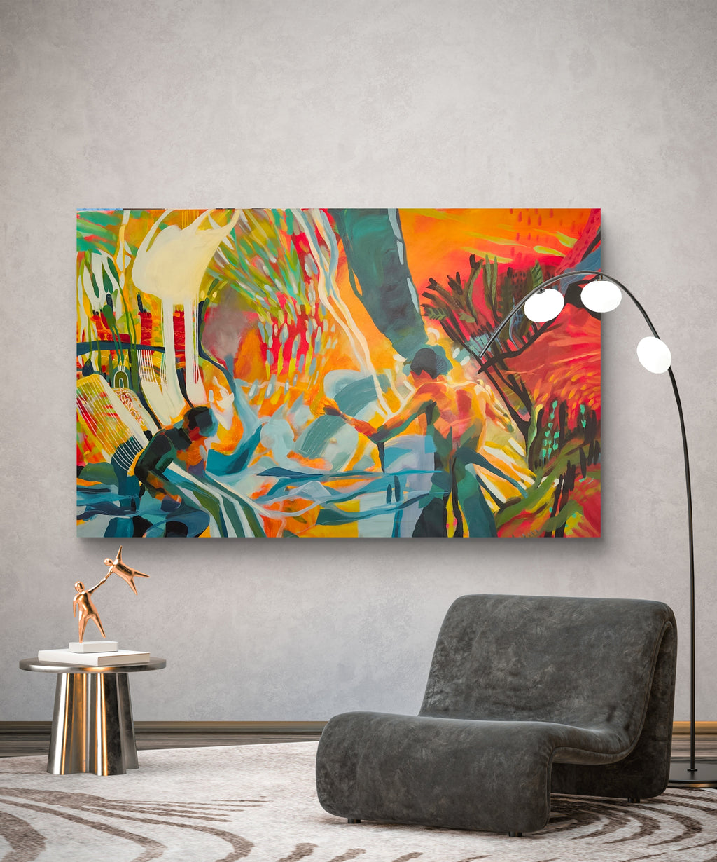 The baptism- Original Artwork