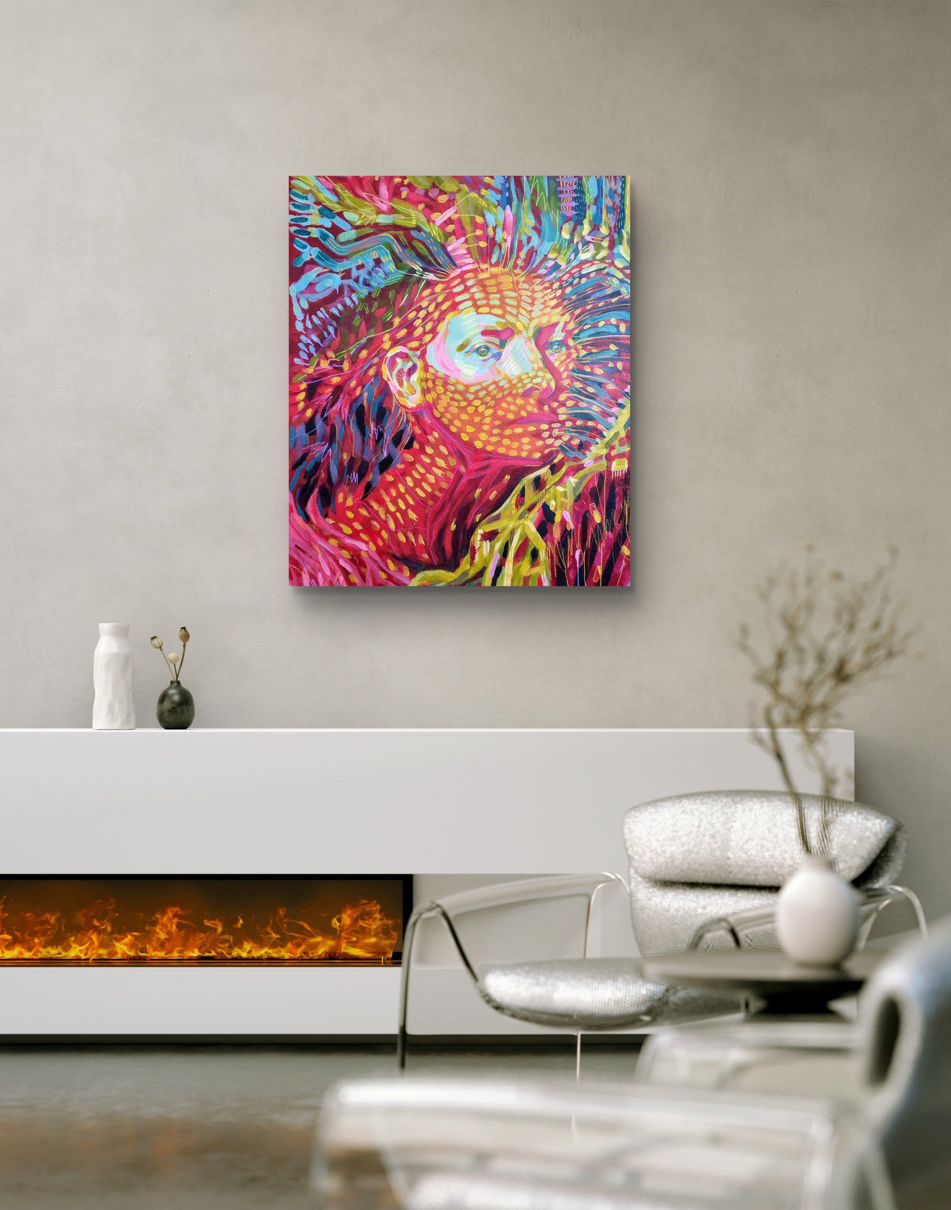 Red Lady - Original Artwork