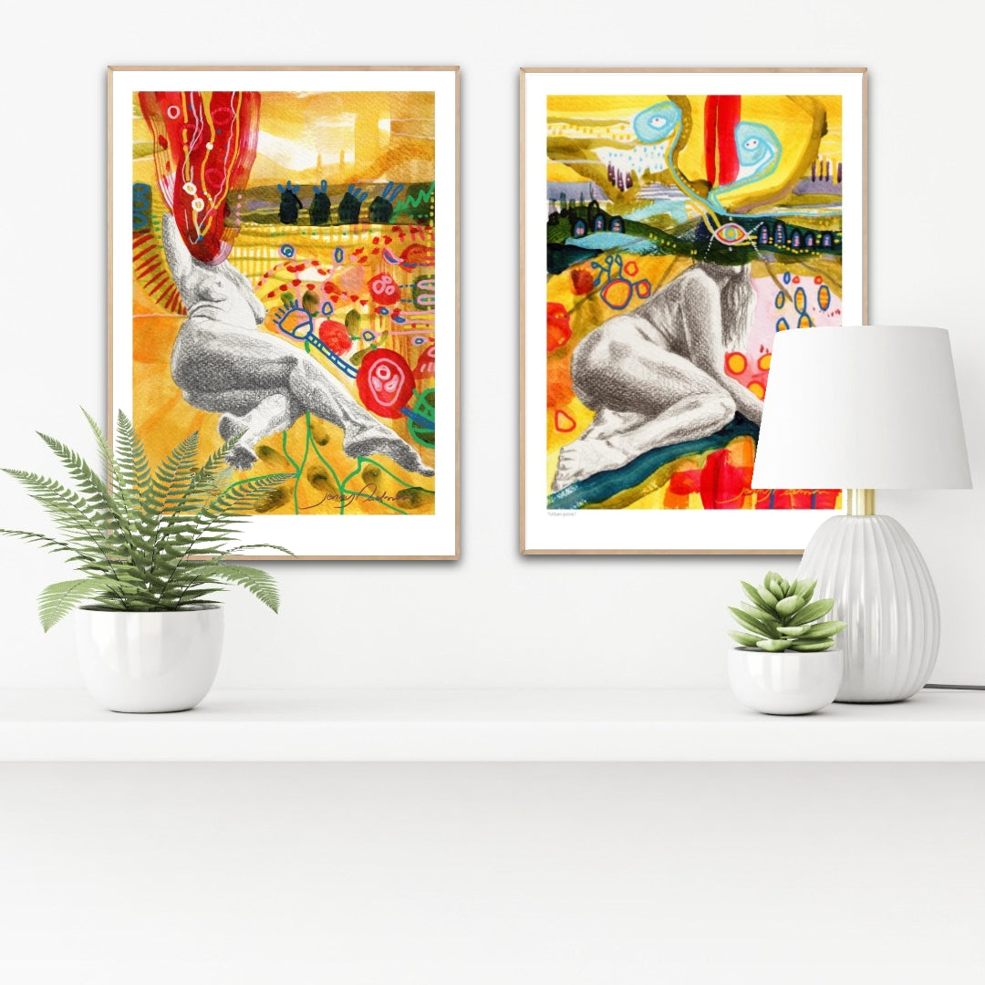 "Seven flowers" Print