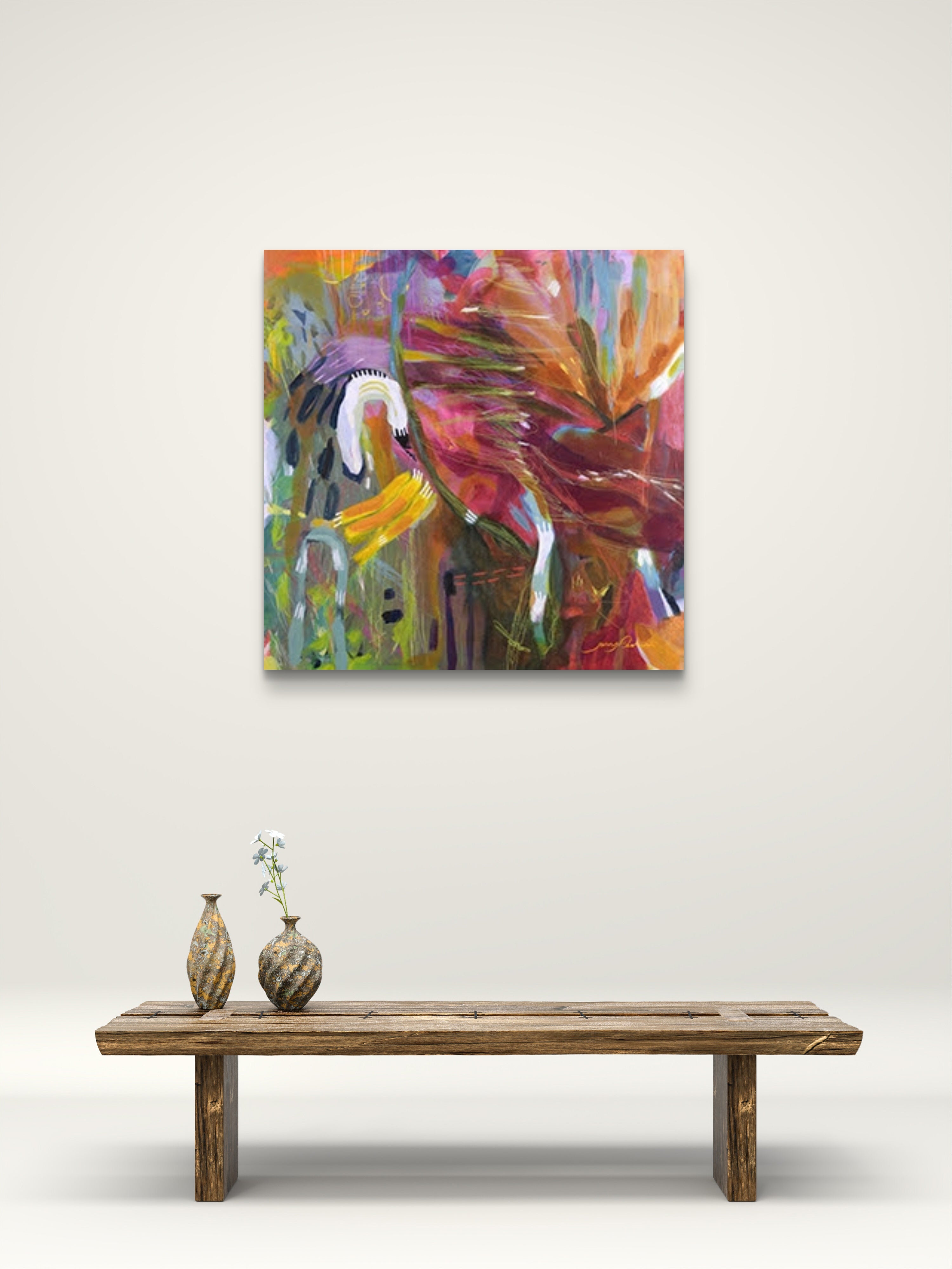 Whimsy jungle - Original Artwork