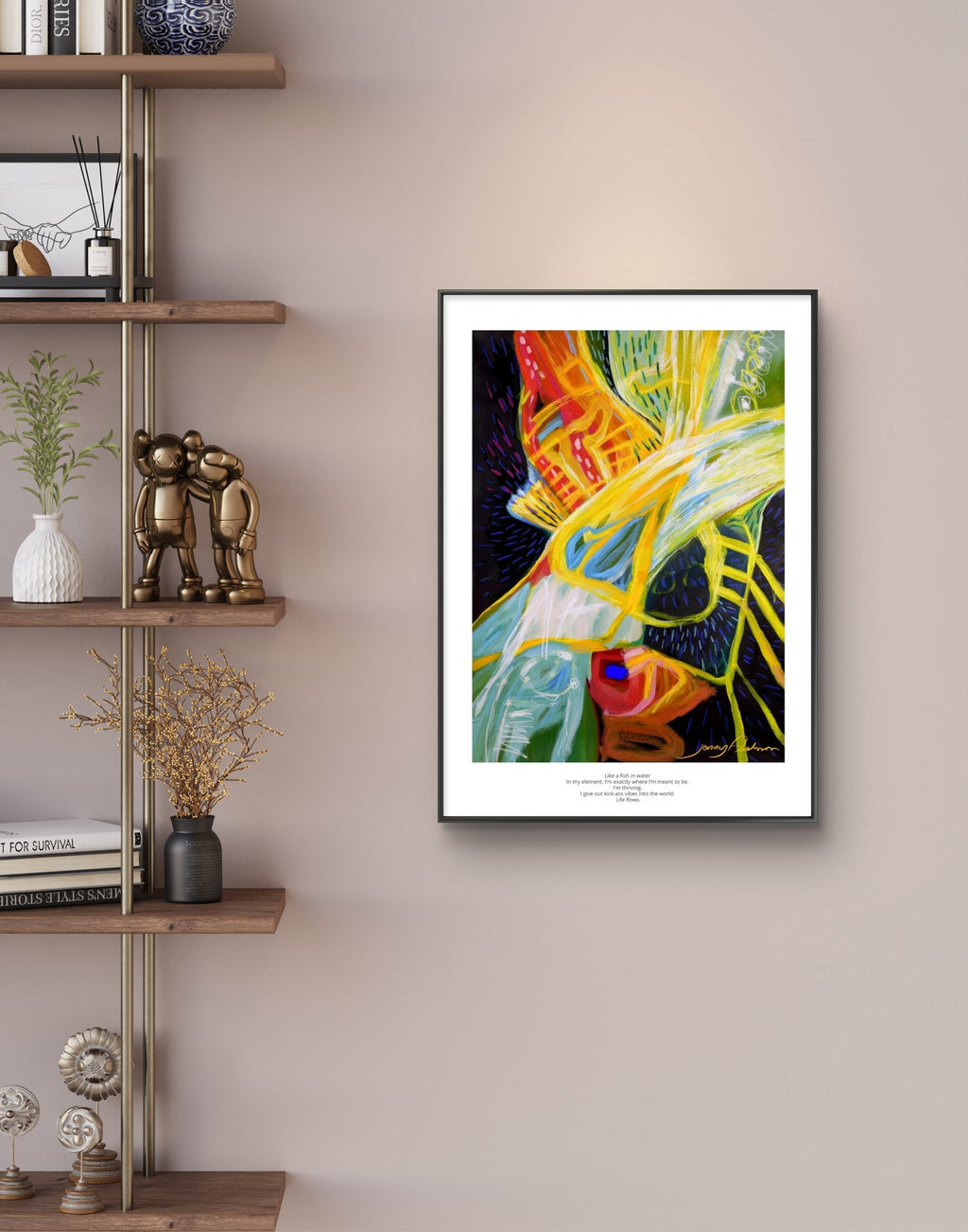 Like a fish in water - Print