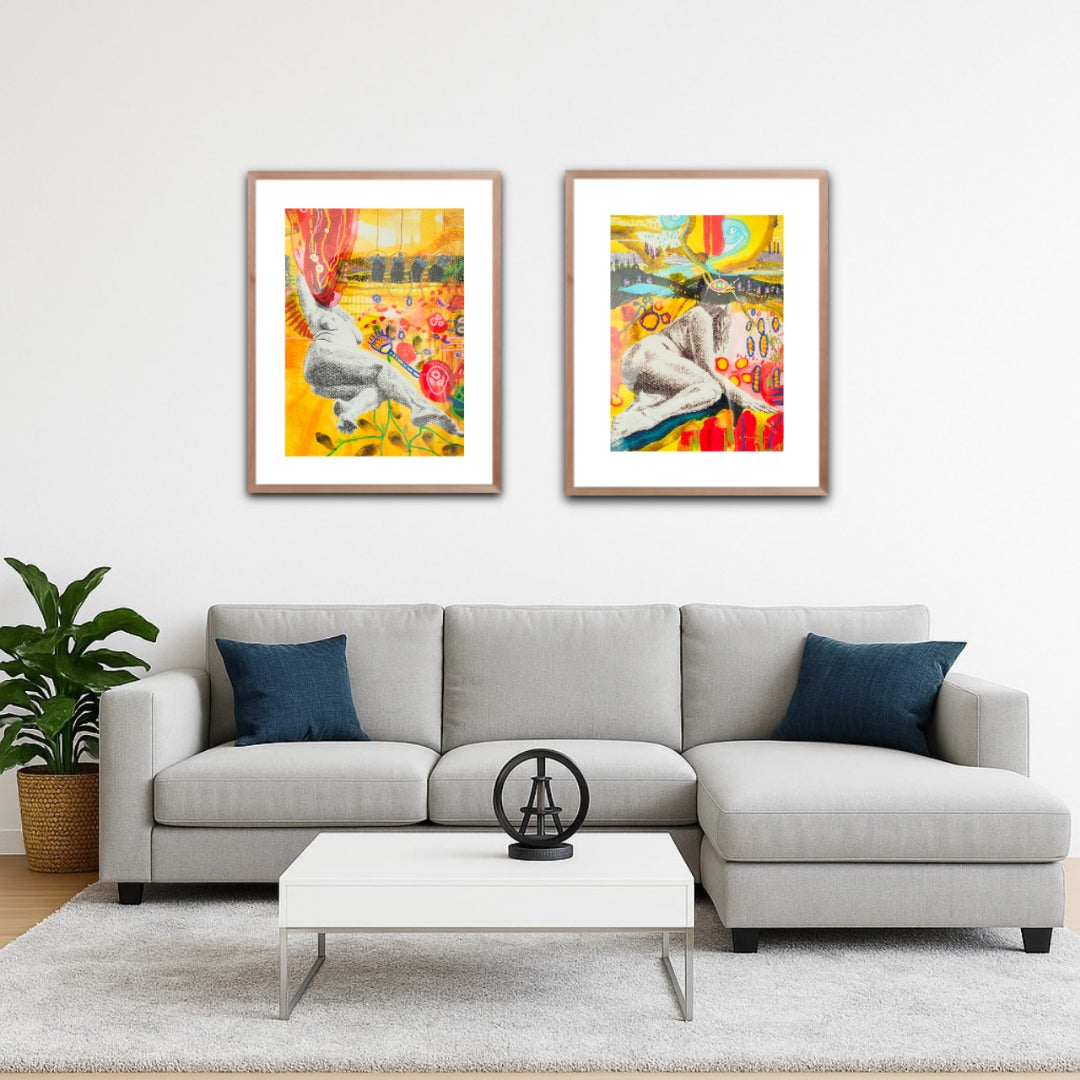 Urban picnic - Original Artwork