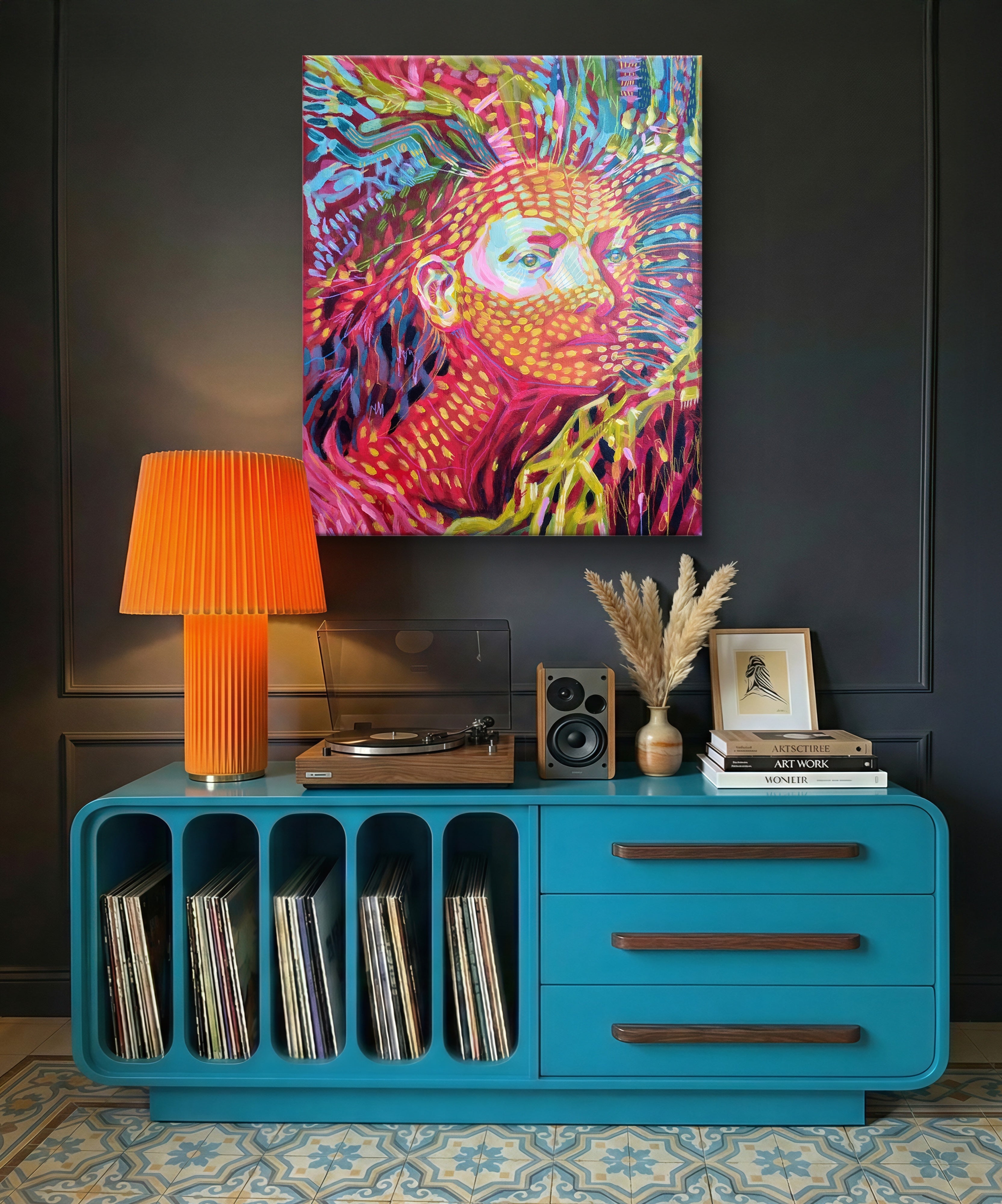 Red Lady - Original Artwork