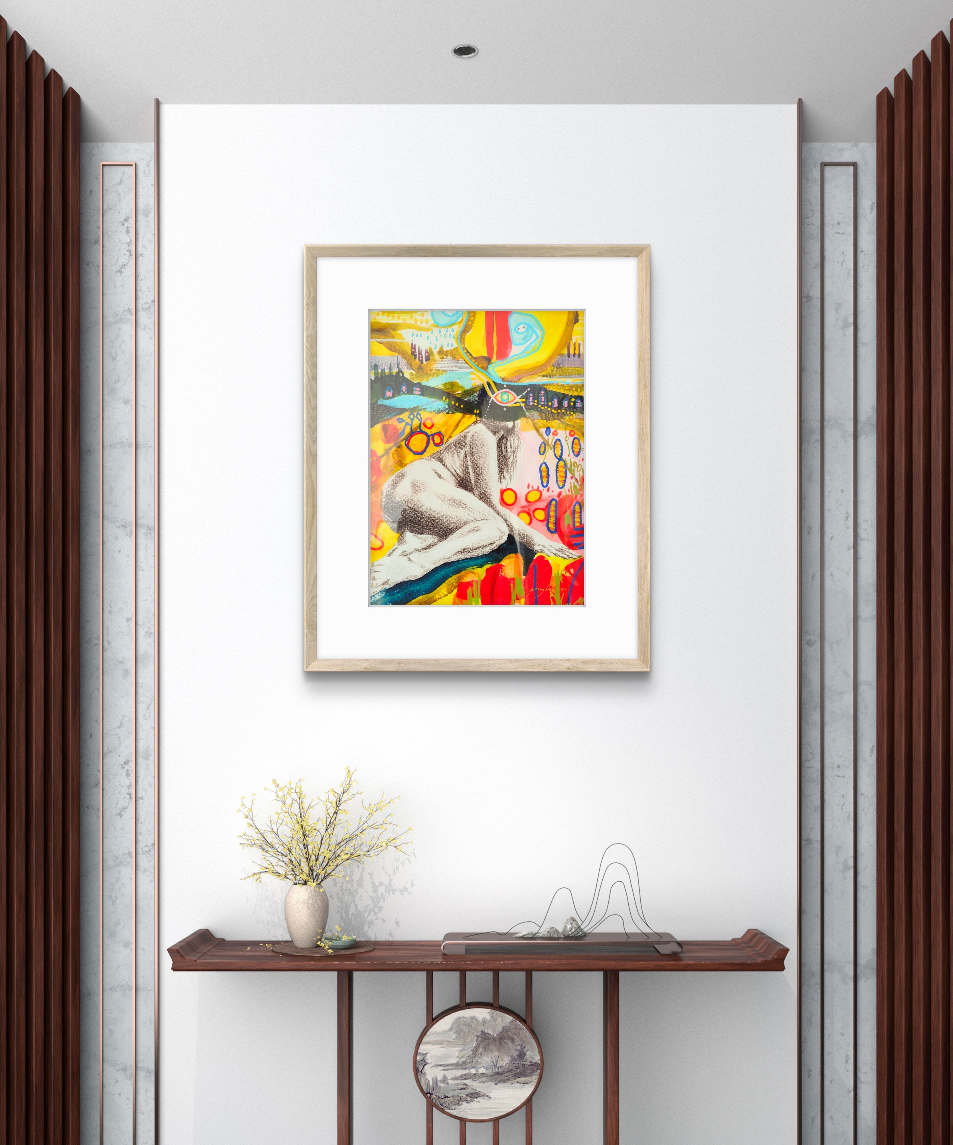 Urban picnic - Original Artwork