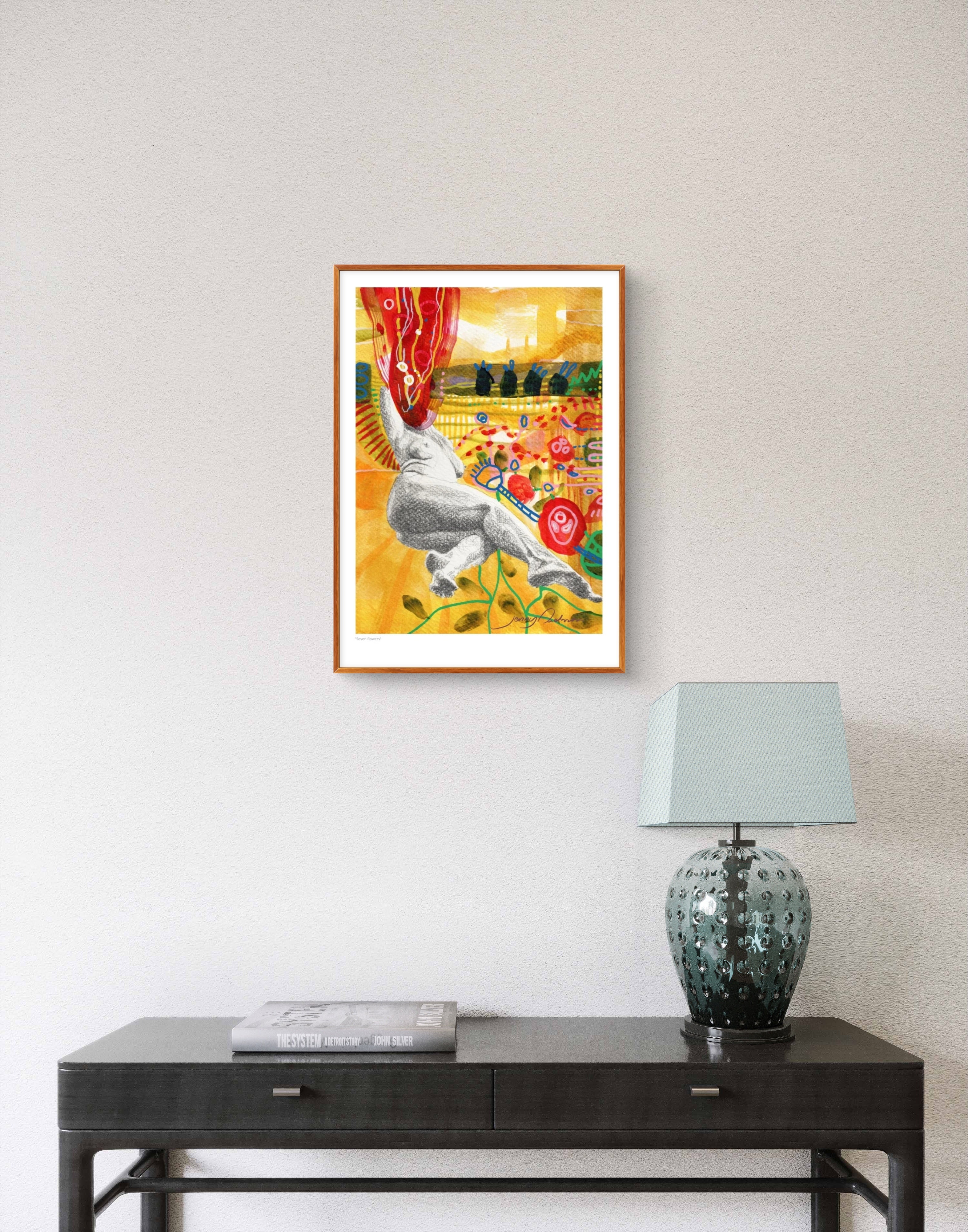 "Seven flowers" Print