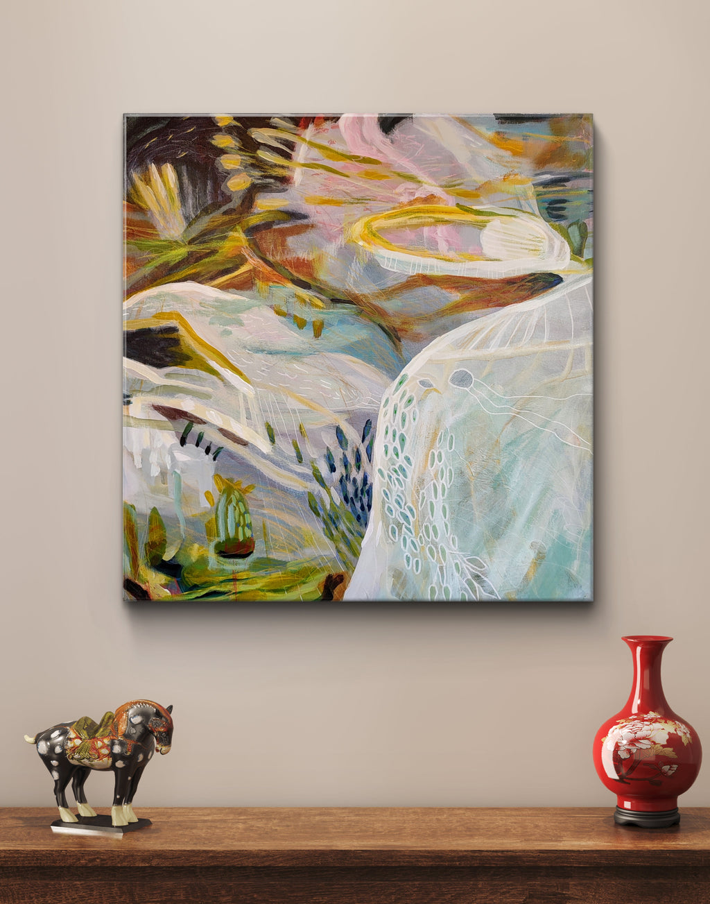 Muted green - Original Artwork