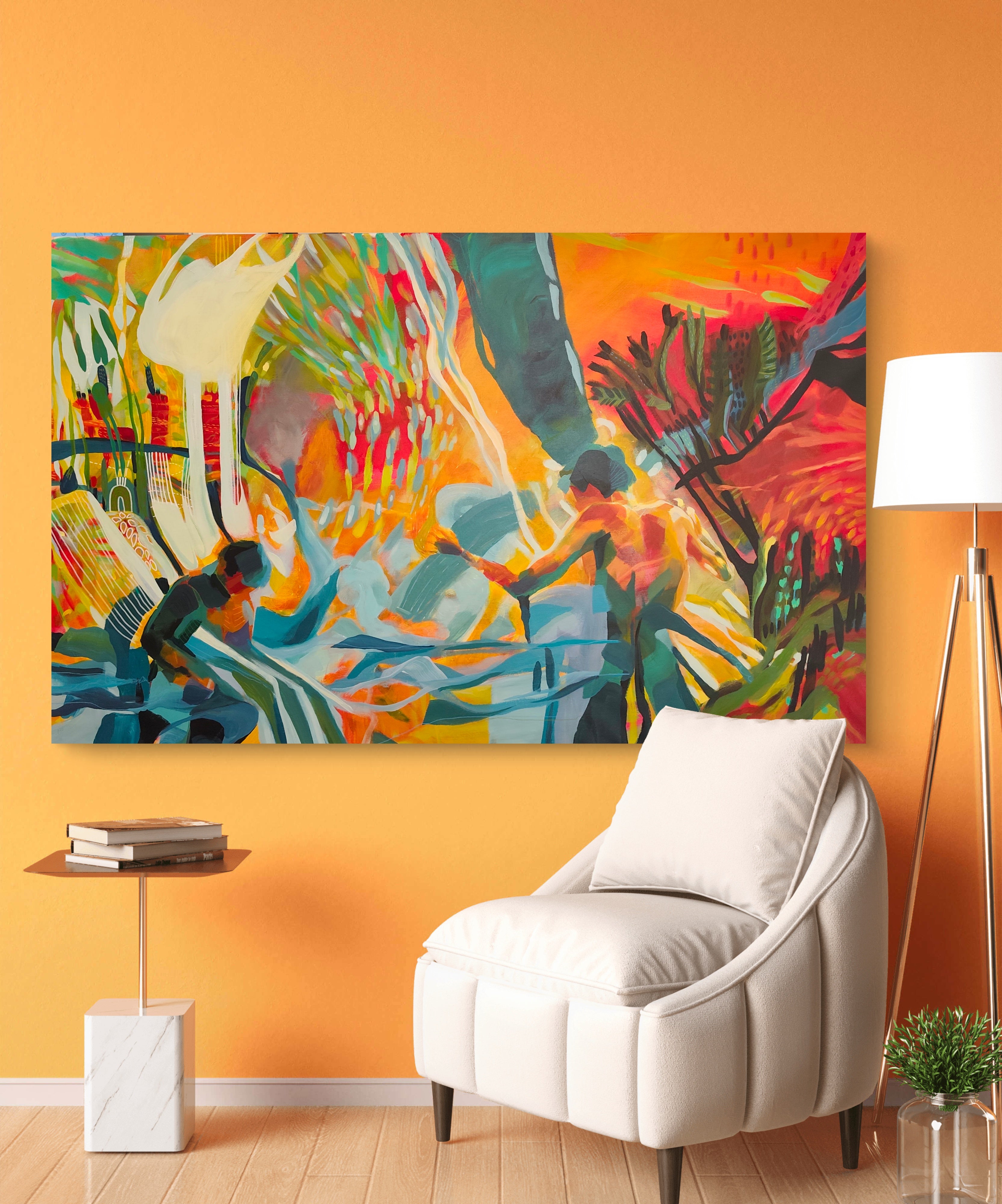 The baptism- Original Artwork