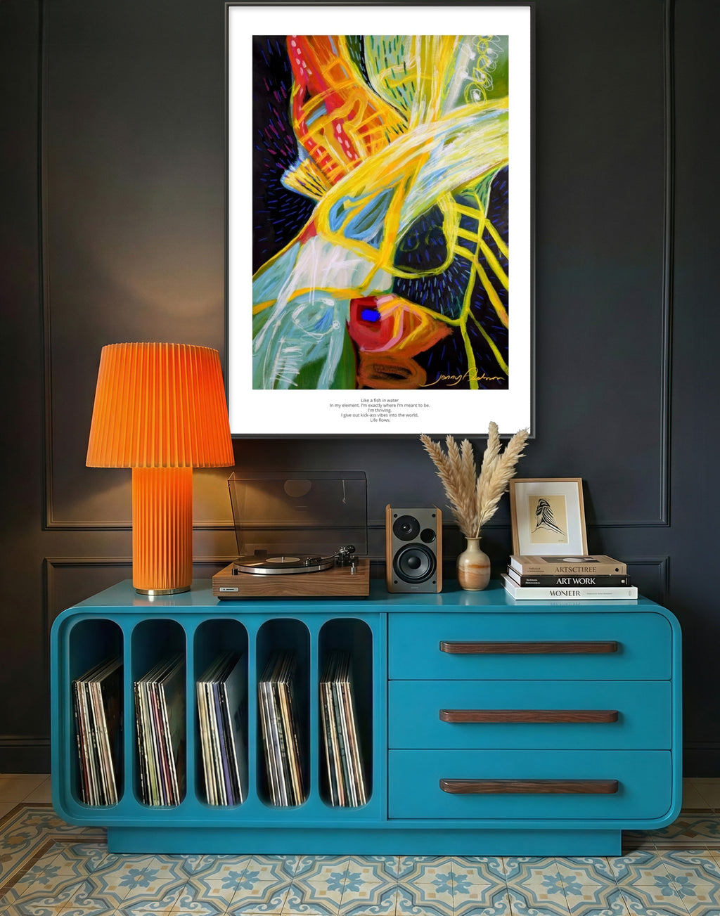 Like a fish in water - Print