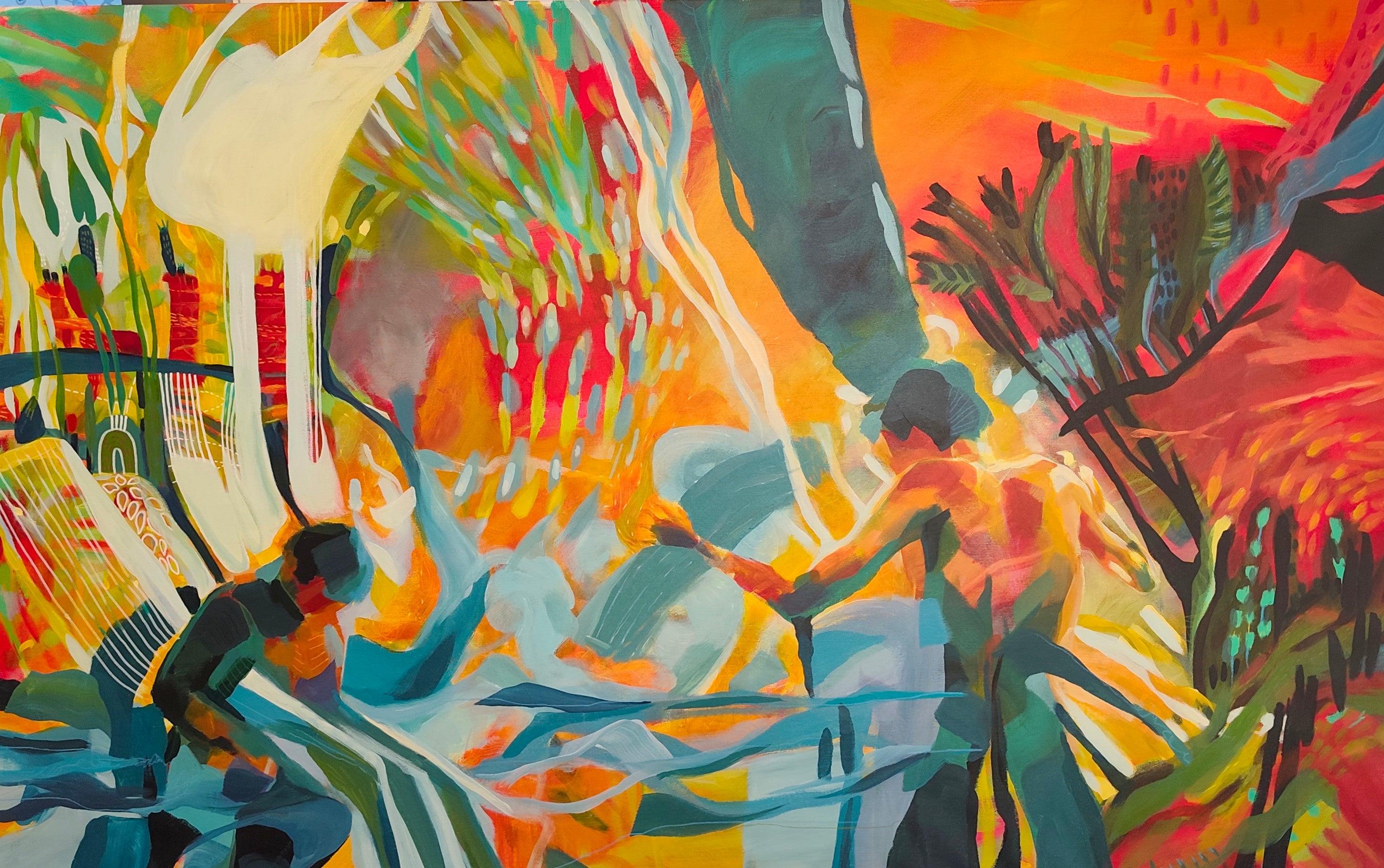 The baptism- Original Artwork