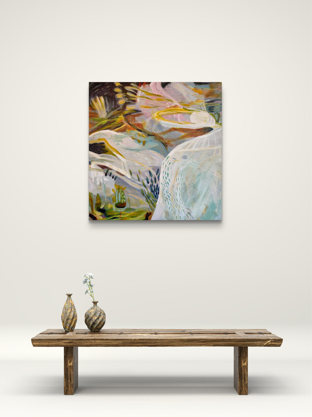 Muted green - Original Artwork