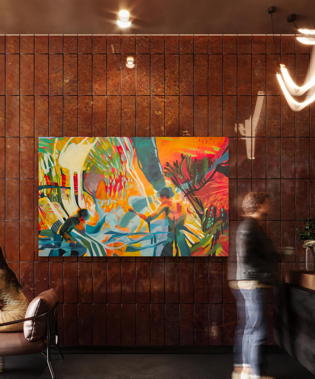 The baptism- Original Artwork