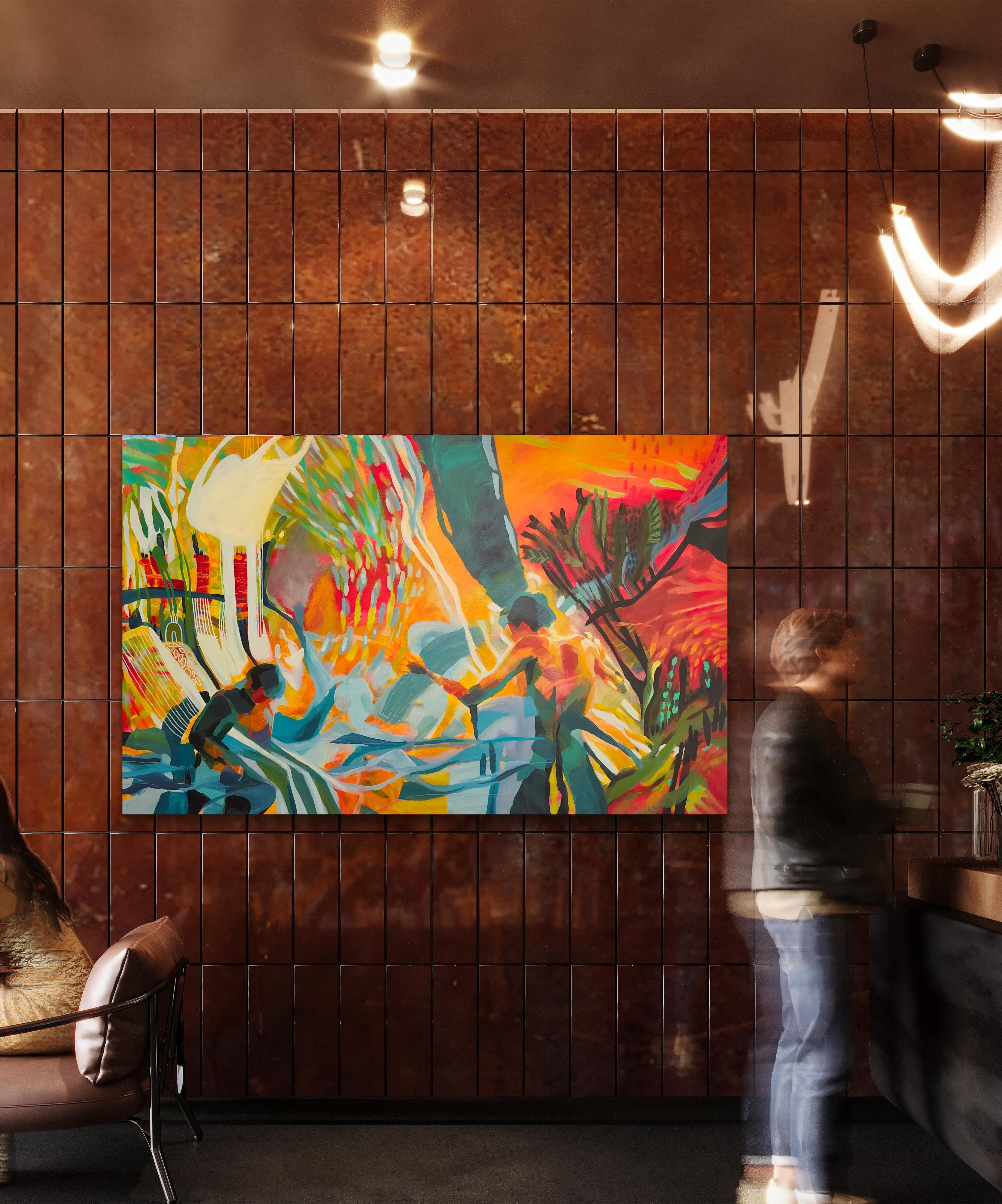 The baptism- Original Artwork