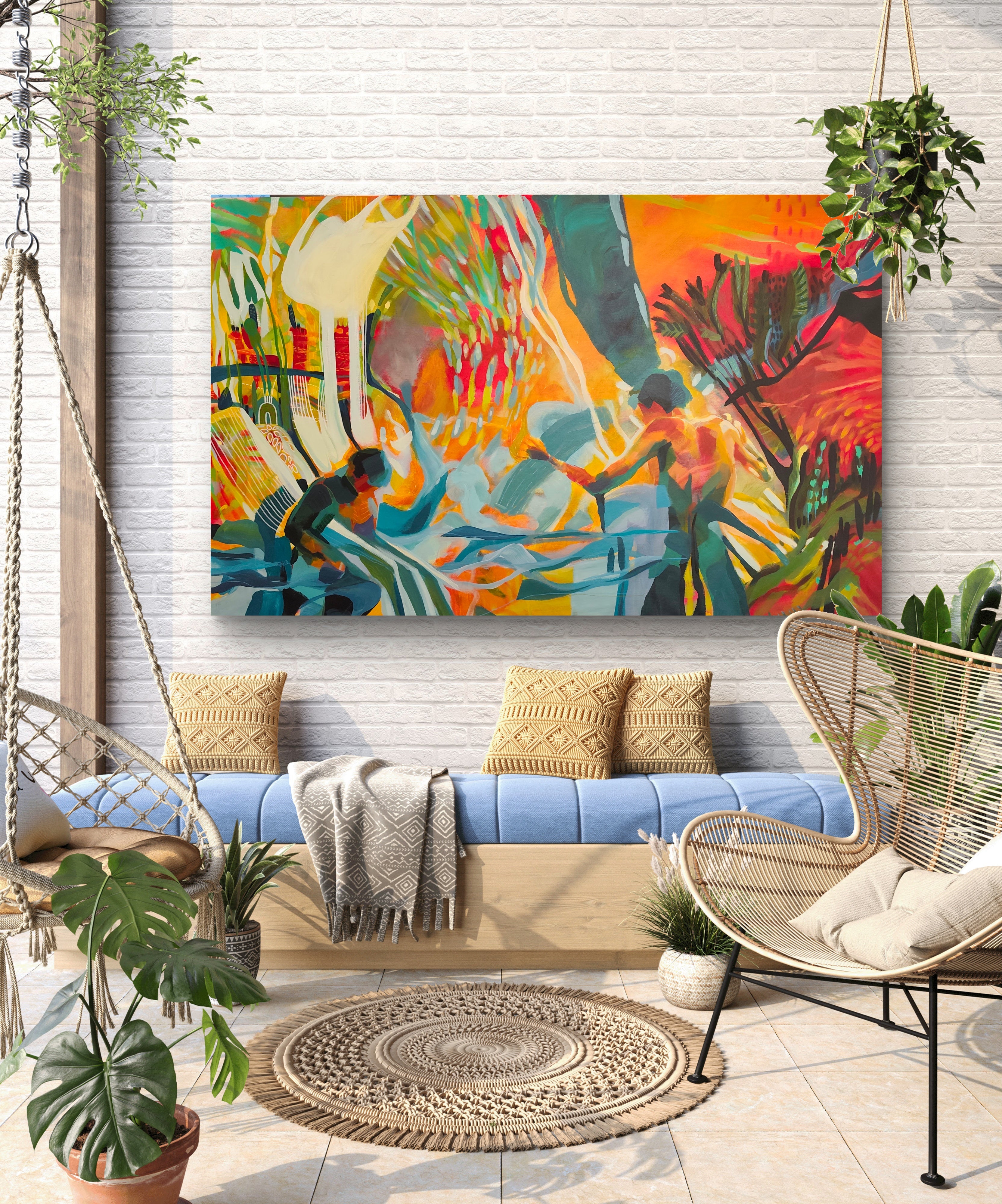 The baptism- Original Artwork