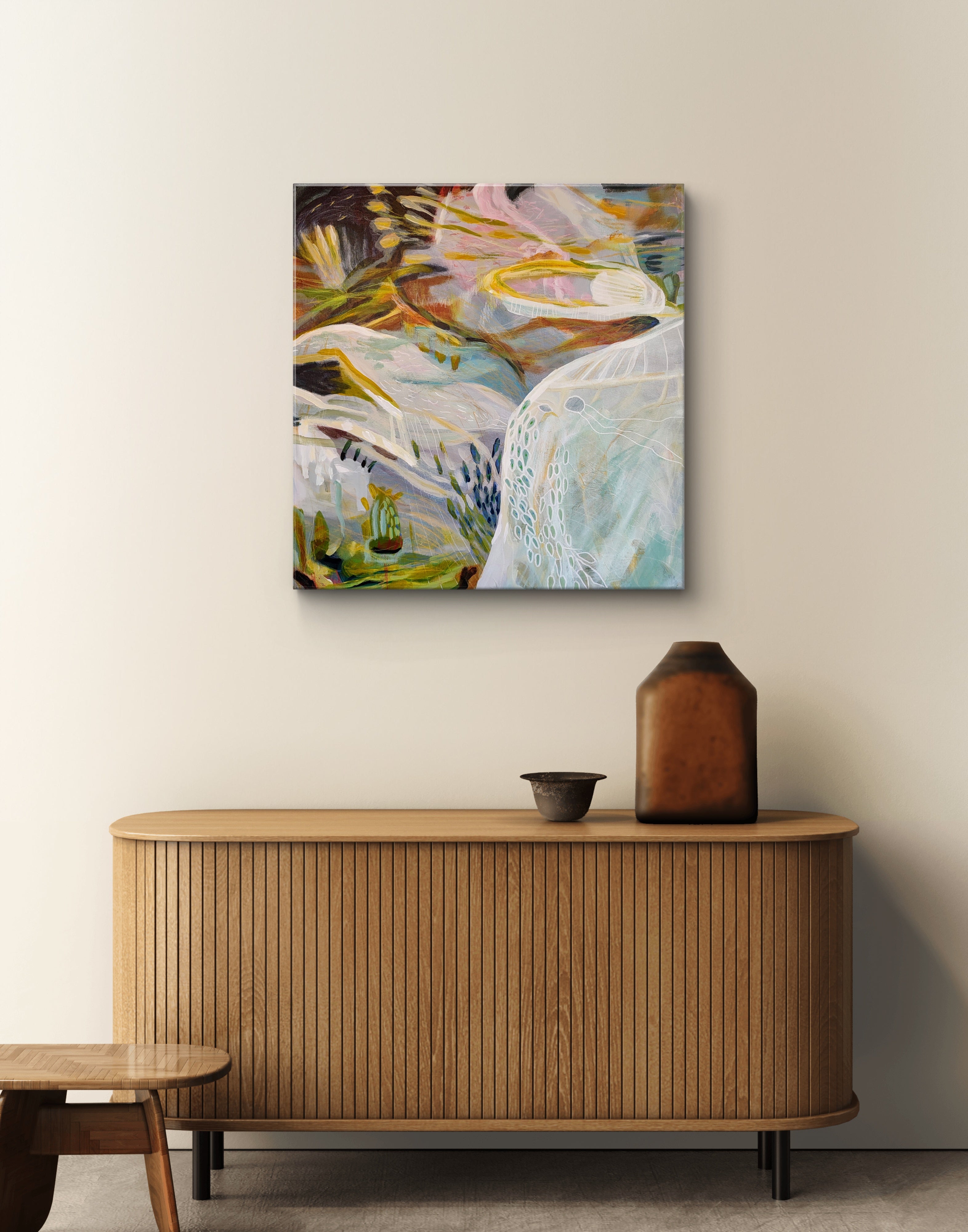 Muted green - Original Artwork