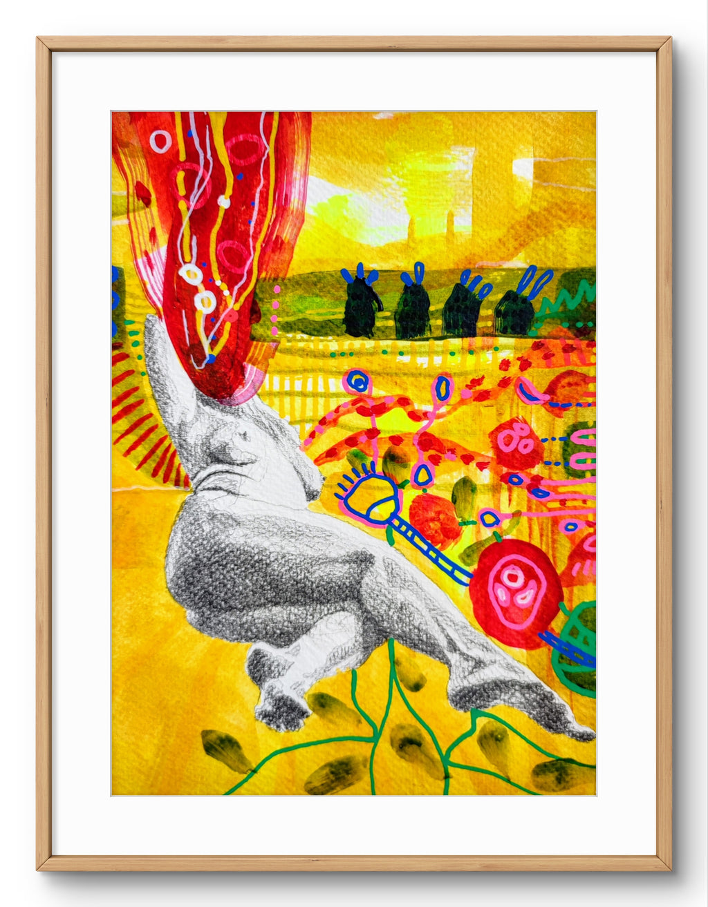 Seven flowers - Original Artwork