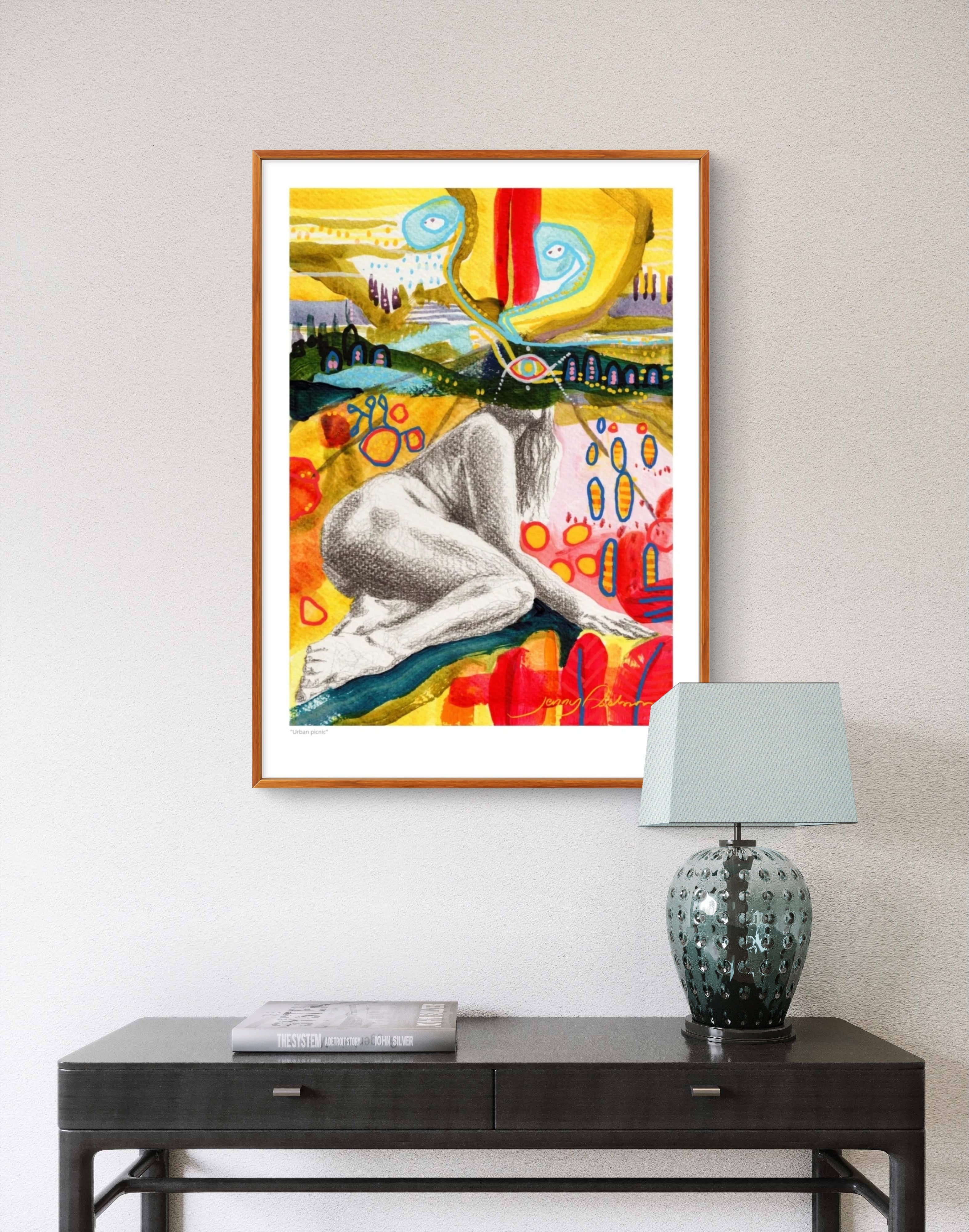 "Urban picnic" Print