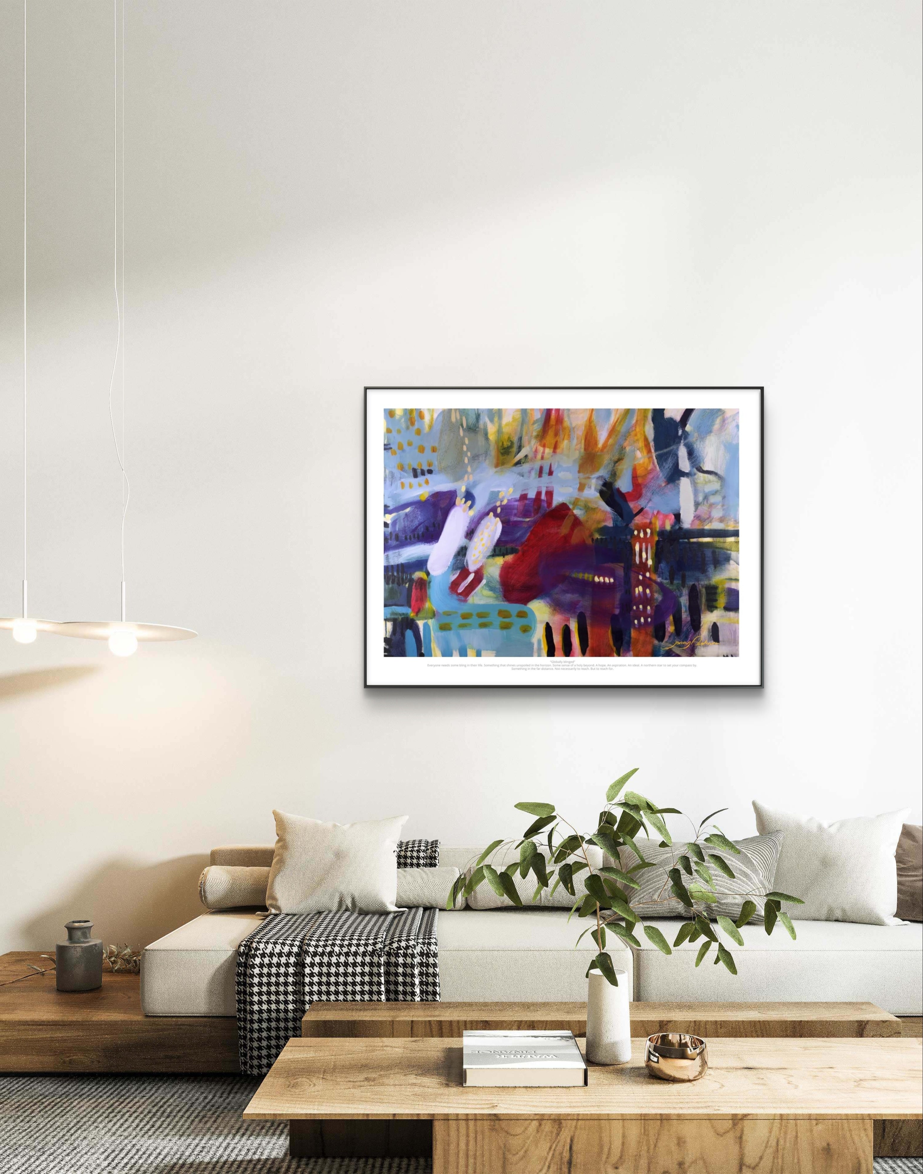 “Globally blinged” Print