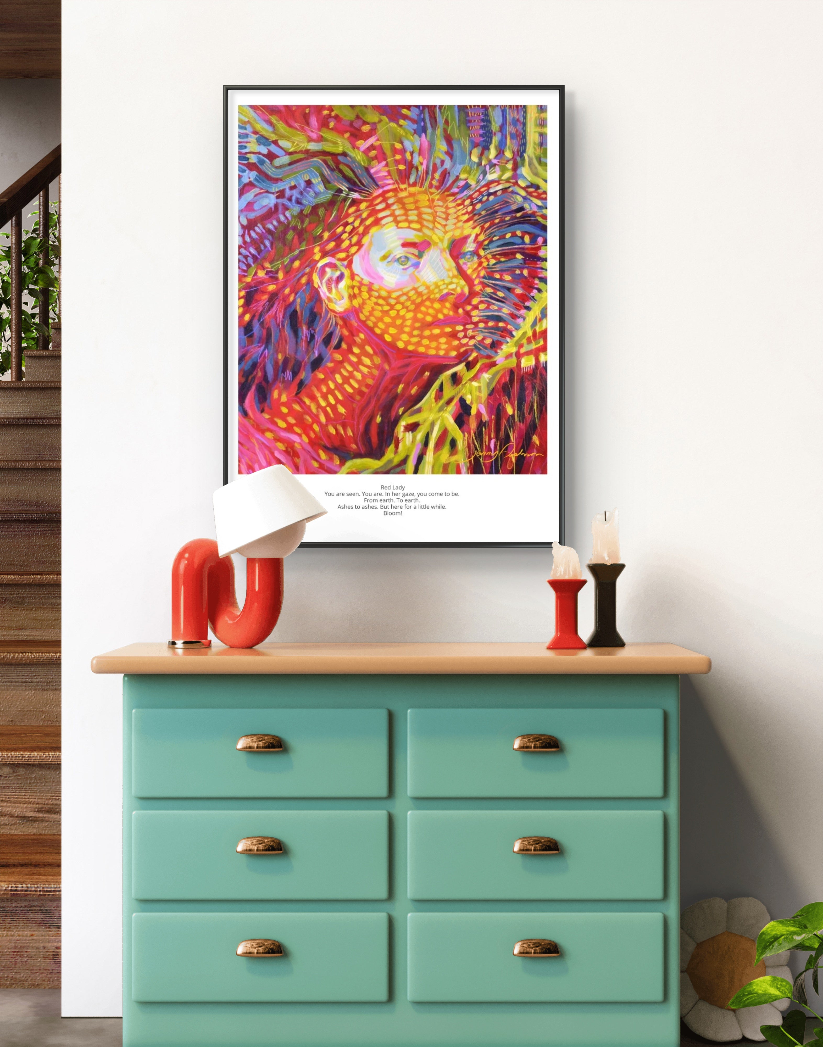Red Lady - Print